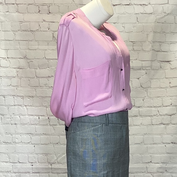 L’agence Pink Long Sleeve Blouse GUC Size 8 - Picture 2 of 13
